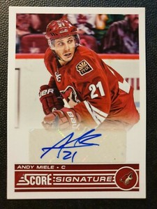 2013-14 Score Signatures #SSAM Andy Miele