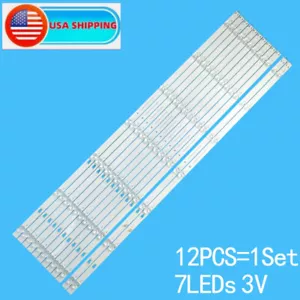 Strisce retroilluminazione LED per ONN 100044717 30375007007 WR75UT4210 LED75D07A/B-ZC66AG - Foto 1 di 5