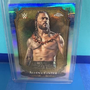 2025 Topps Chrome WWE Roman Reigns #AG-RRN Allen and Ginter Refractor 142/150 - Picture 1 of 3
