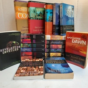 Left Behind Series + Sequel/2 Prequels 6 Add'l Softcover Books LaHaye Lot of 21! - Picture 1 of 17