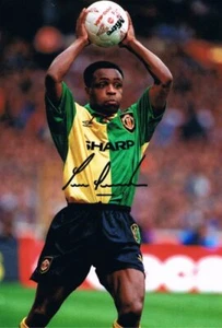 Signed Paul Parker Manchester United Autograph Photo England QPR (1) - Picture 1 of 1