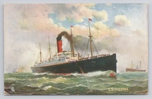 SS Ivernia Tuck Postkarte - Bild 1 von 2