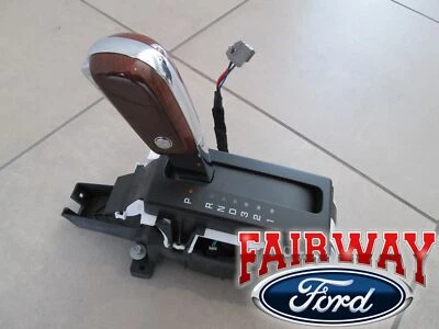 2010 F-150 OEM Ford Lariat Woodgrain Floor Console Shifter and Handle Knob NEW - Image 1 of 4