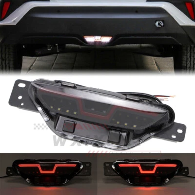 LED Rear Bumper Tail Light For Toyota C-HR CHR 2016-2021 Brake Lamp W/ Turn Red - Image 1 of 4