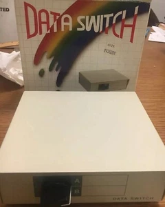 9 pin DATA ROTARY SWITCH BOX AB Computer Printer Monitor NOS Vintage 96-AB - Picture 1 of 8