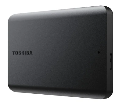 1TB Toshiba Canvio Basics USB3.2 External Hard Drive - Black - Image 1 of 4