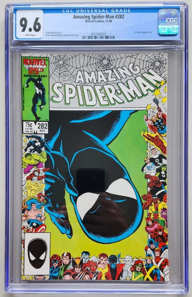 Amazing Spider-Man #282 - Special Iconic 25th Anniversary Border - CGC 9.6 - Изображение 1 из 1
