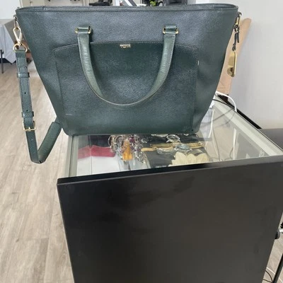 Tumi Handbag 79393Eg - Leather Dark Green  - Image 1 of 2
