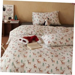  Christmas Comforter Set Size - Holiday Twin 10 - Reindeer Christmas Tree - Picture 1 of 8