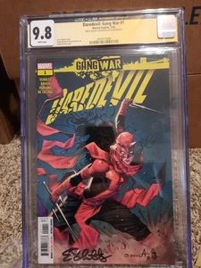 Daredevil Gang War 1 JSA CGC 9.8 Erica Schultz Autograph Marvel 2024 Elektra  - Picture 1 of 7