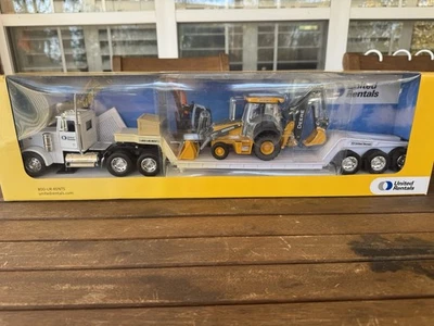 United Rentals Peterbilt Truck & Lowboy Trailer w/ John Deere 310J Backhoe - Image 1 of 4