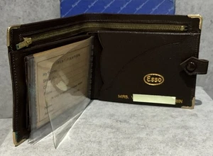 Vintage Esso Standard Oil Company Bayonne Raffinerie Mitarbeiter Geldbörse - Bild 1 von 10