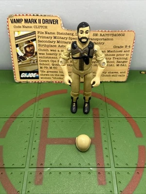 G.I. Joe Tan Clutch V2 Completo 1984 ARAH Hasbro Nueva Junta Tórica Envío Gratis Foto 1 de 4