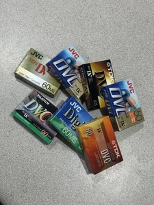 Lot Of 7 Sealed Assorted Brands Mini Dv Cassette Tapes, New/ Never Opened - Picture 1 of 5