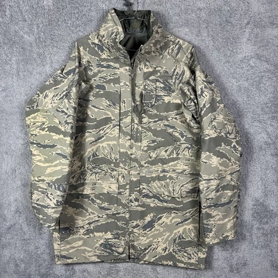 Parka All Purpose Environmental Camo Jacket Small Long GoreTex Taped Seams - Image 1 of 4