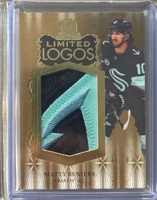 2023-24 UD The Cup Hockey - Matty Beniers - Limited Logos Patch /50 - Kraken - Image 1 of 2
