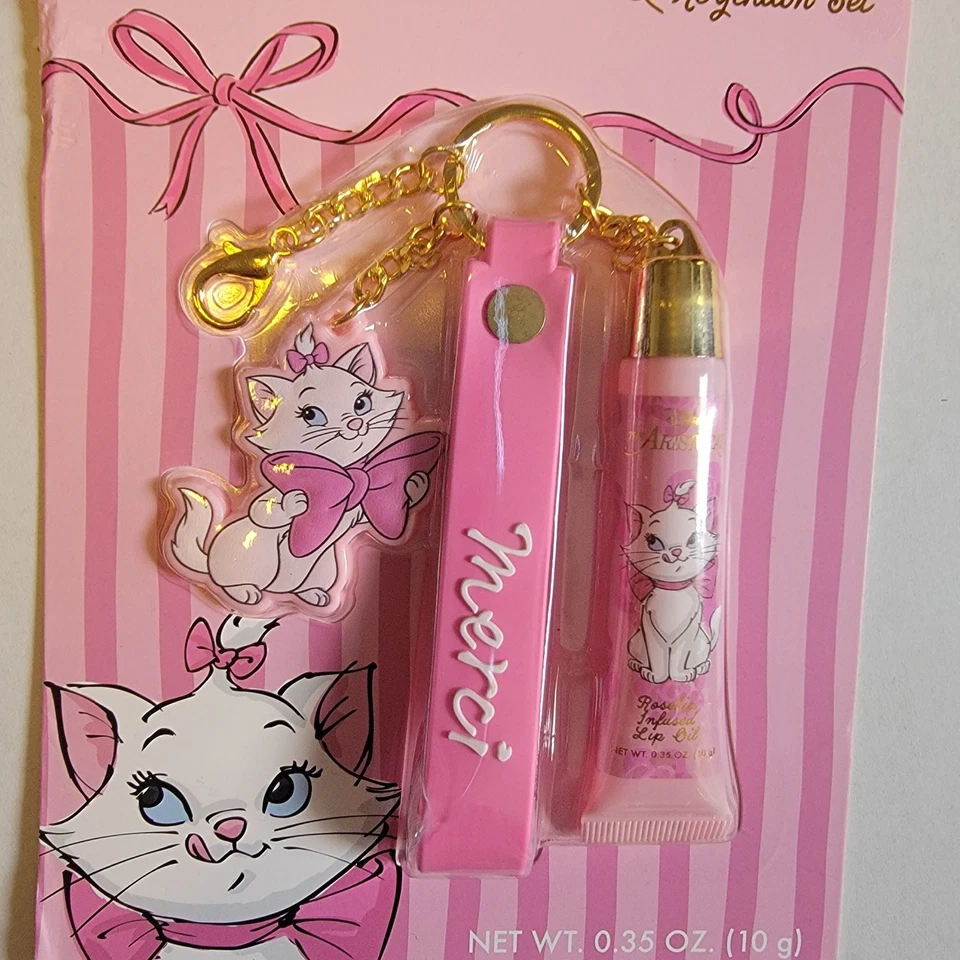 Новый Disney The Aristocats MARIE шиповник настоянный кромки масло и брелок зажим комплект  - Изображение 1 из 4