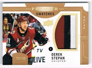 2017-18 Upper Deck Premier Premier Swatches Patch #PS-DS Derek Stepan 33/40 - Picture 1 of 1