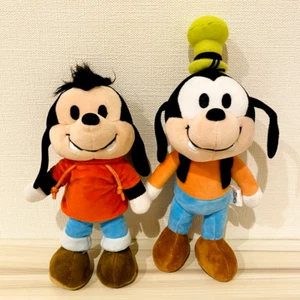 nuiMOs Max & Goofy Plush Doll Set Stuffed Toy from Disney Store Japan - Picture 1 of 12