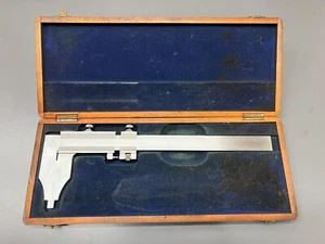 VINTAGE ETALON PROCH ROLLE VERNIER CALIPER 0-12" 1/1000 TEMPERED STEEL - SWISS - Picture 1 of 5