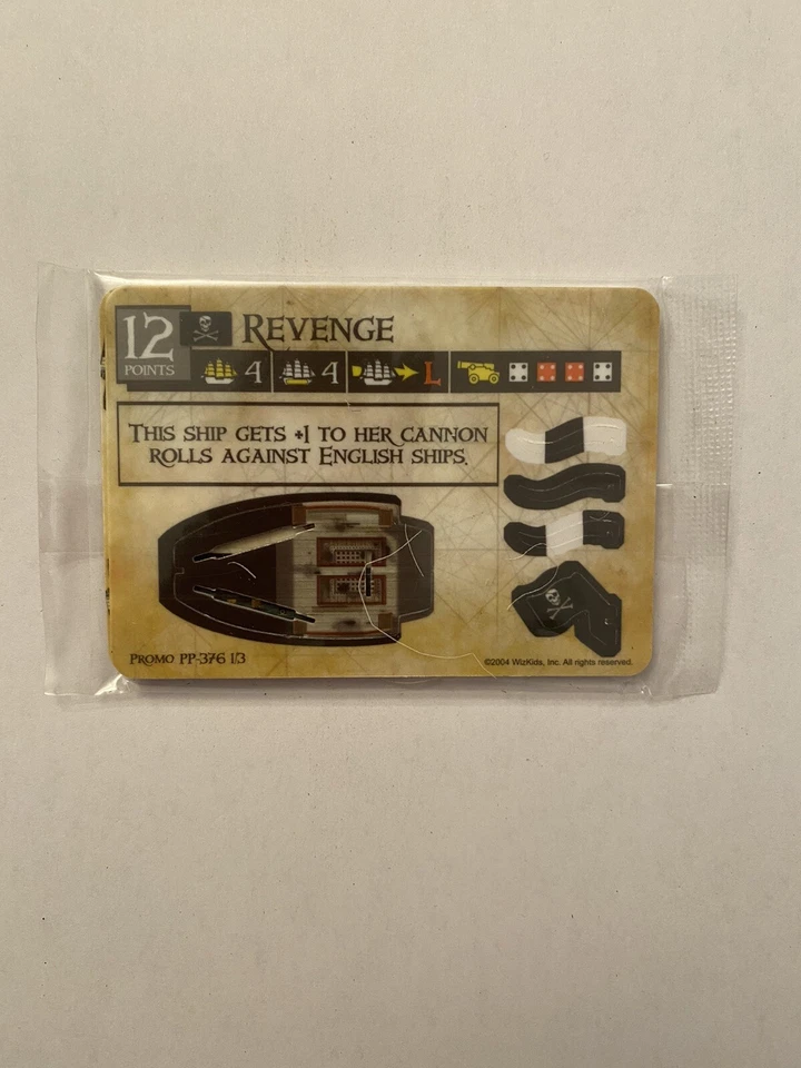 Pirates Wizkids CSG Pocketmodel REVENGE PROMO New & Sealed Spanish Main - Image 1 of 2