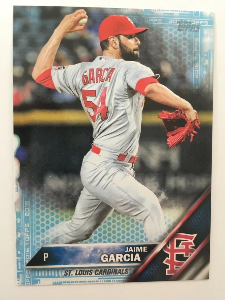 2016 Topps Mini Blue Parallel Jamie Garcia Cardinals 508 #'d /10 Rare Low S&H - Image 1 of 1