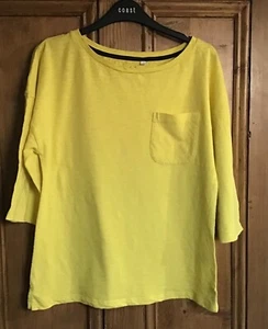 Top donna Boden giallo manica corta con taschino nuovo taglia XS - Foto 1 di 5