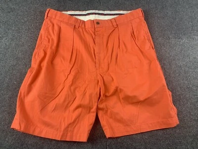 Pantalones Cortos de Calle Plisados Polo Golf Ralph Lauren Para Hombres Talla 36 Naranja Foto 1 de 4