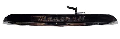 OEM 2014-2021 MASERATI GHIBLI S SQ4 TAPA MALETERO TRASERO MOLDURA / 815B Nero Ribelle Foto 1 de 4