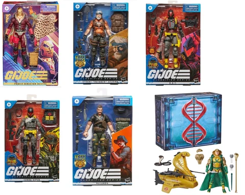 G.I. Joe Classified Figure Serpentor Recondo Outback B.A.T. Viper Python Patrol Cover