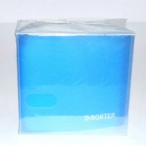 Blue CD Case DVD Game Storage Binder Disk Holder Cover Box 48 Discs New 2Pcs - Picture 1 of 4