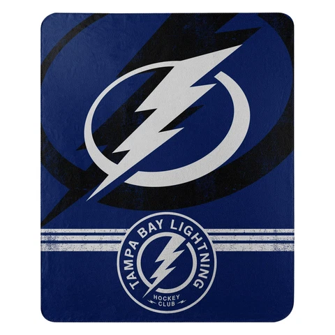 Northwest NHL Tampa Bay Lightning Fleece Throw Blanket, 50" x 60", Fade Away Cover