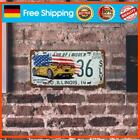 Land Of Lincoln Metal Car License Plate Tin Sign Plaque For Bar Pub Club Cafe