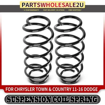 2x Muelles helicoidales delanteros para Chrysler Town & Country Dodge Grand Caravan Ram C/V Foto 1 de 4