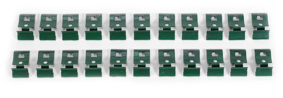 55 56 57 Chevy ventana trasera clips de moldura de acero inoxidable 1955 1956 1957 Chevrolet nuevo  Foto 1 de 3