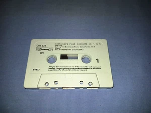 BEETHOVEN'S PIANO CONCERTO NO.1 CLASSICAL CASSETTE TAPE ALBUM (NO INLAY #84) - Picture 1 of 2