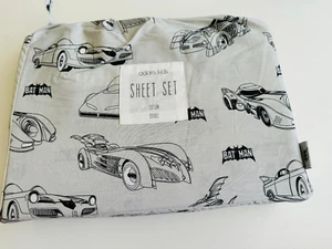 A K Batmobile Grey Double Sheet Set BNIP RRP $139.99 - Picture 1 of 4