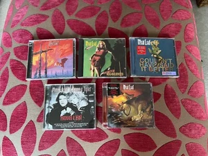 5 Meatloaf CDs in cases, excellent condition - Picture 1 of 4