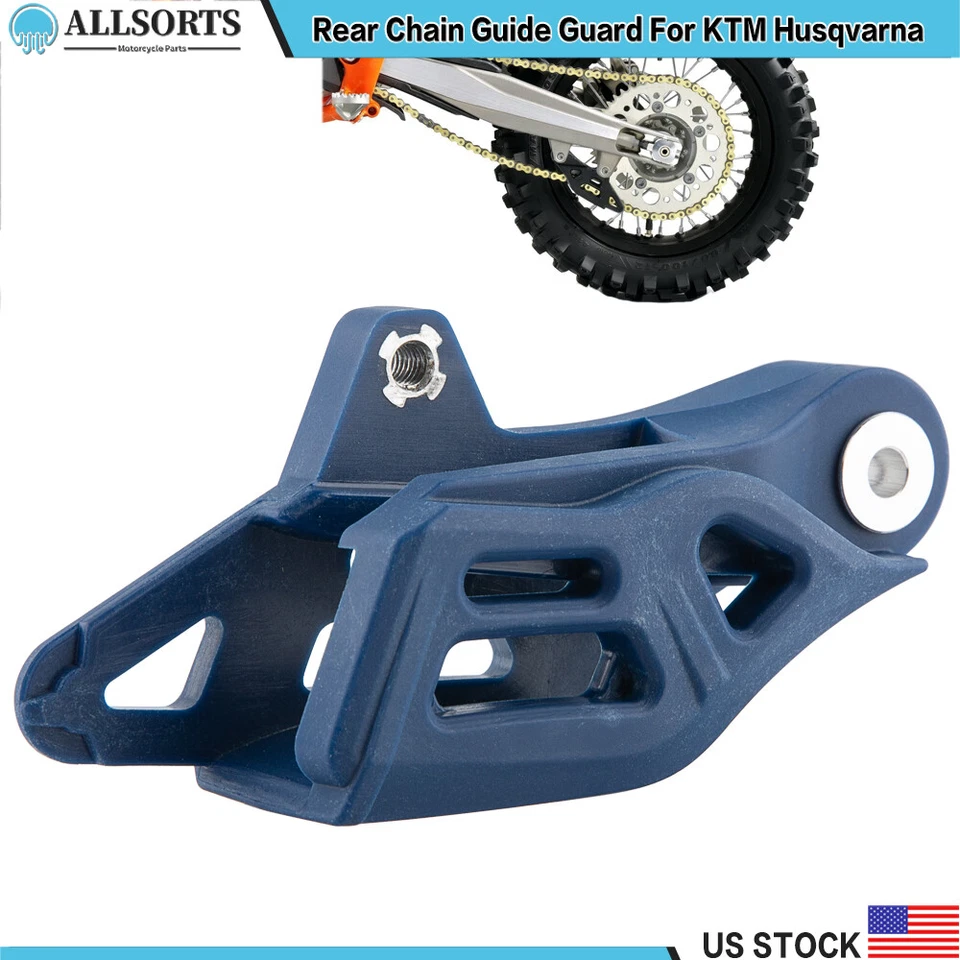 Protector de guía de cadena trasero azul para Husqvarna TC50 TC 50 TC 65 EE 3 EE 5 2017-2025 Foto 1 de 4