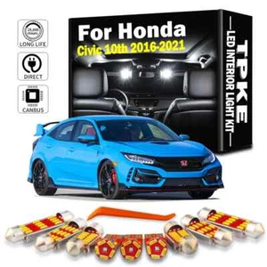 12Pcs Canbus LED Interior Map Dome Reading Light Kit For Honda Civic 2016-2021 - Bild 1 von 9
