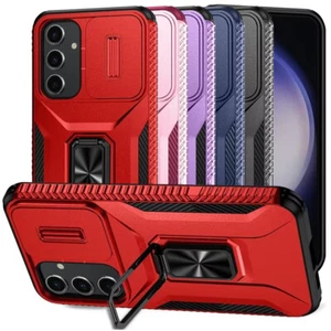 For Samsung Galaxy S25 FE Case Magnetic Metal Ring Stand Camera Protection Cover - Picture 1 of 42