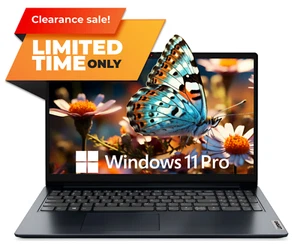 Lenovo 15.6" FHD Laptop, 4.1GHz Ryzen 3, 8GB RAM 512GB SSD, Win 11 Pro, Open Box - Picture 1 of 12