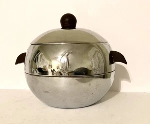 Vintage West Bend Penguin Ice Bucket Hot Cold Insulated Server Mid Century 2 QT. - Picture 1 of 4