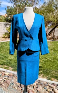 Vintage Peabody House Petite Sz 5/6 Blazer Maxi Skirt 2-pc Outfit Suit Set EUC - Picture 1 of 7