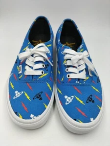 VANS × VIVIENNE WESTWOOD VN0A2Z5IV7C1 Sneakers Blue Size US 8.5 26.5cm Used - Picture 1 of 12