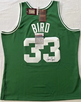 VTG Larry Bird ‘85-‘86 Boston Celtics Signed Auto Mitchell & Ness Jersey JSA COA - Image 1 of 4