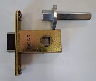 LARSON STORM DOOR  LATCH  AGED BRONZE  MORTISE LOCK HANDLE - Image 1 of 4