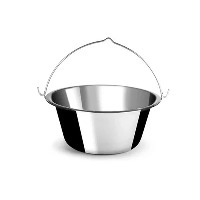 Hungarian Goulash Kettle 10L Outdoor Open Fire Cooking Cauldron Bogracs - Image 1 of 2