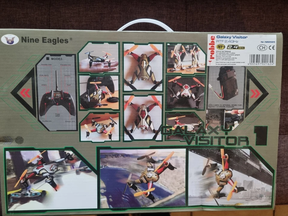 🌟NEU Nine Eagles Galaxy Visitor 1 Mini-Quadrocopter,  RTF Ready-to-fly🌟 - Bild 1 von 4