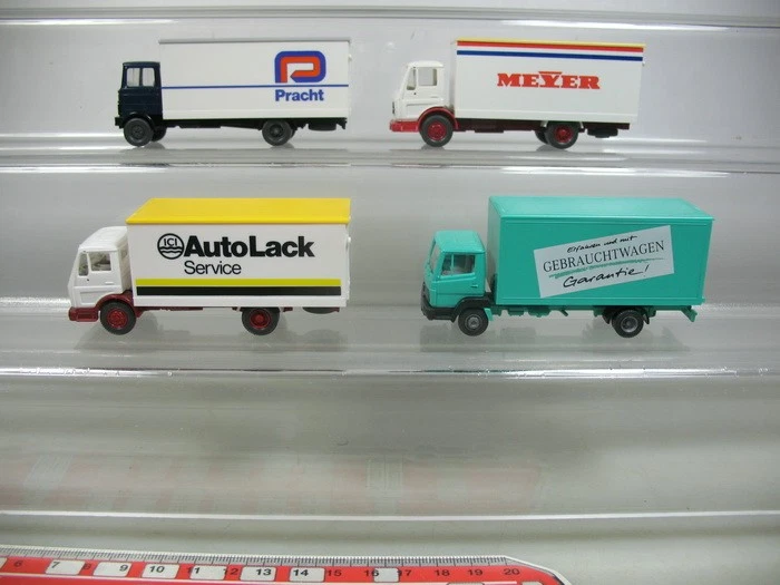 4X WIKING H0 1:87 LKW MERCEDES-BENZ MB AUTO LACK MEYER PRACHT ECC TOP #AB170-0,5 - Immagine 1 di 1